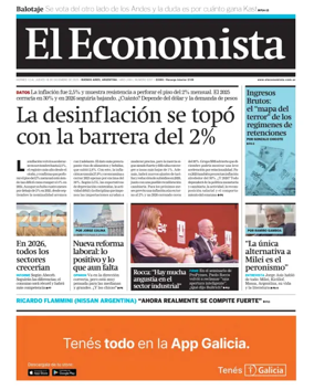 Cover of El Economista (Argentina)