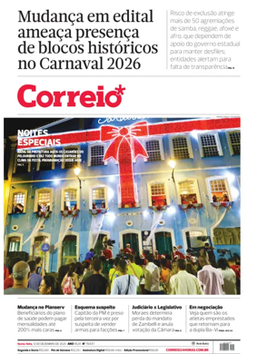 Cover of Correio da Bahia