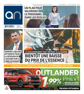Cover of Acadie Nouvelle