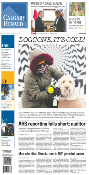 Cover of Calgary Herald