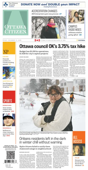 Cover of Ottawa Citizen