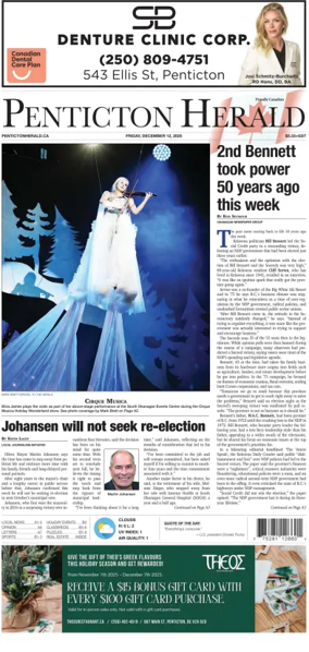 Cover of Penticton Herald