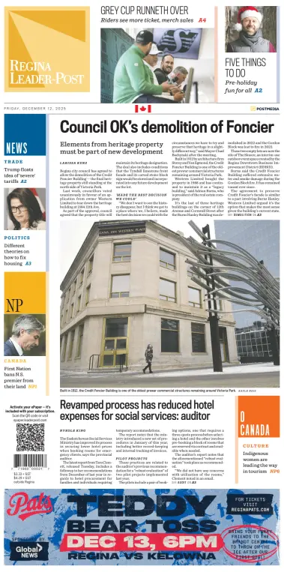 Cover of Regina Leader-Post