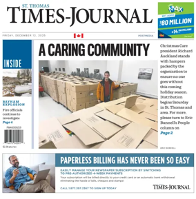 Cover of St. Thomas Times-Journal