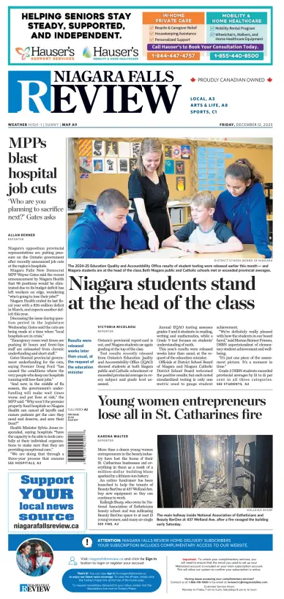 Cover of The Niagara Falls Review