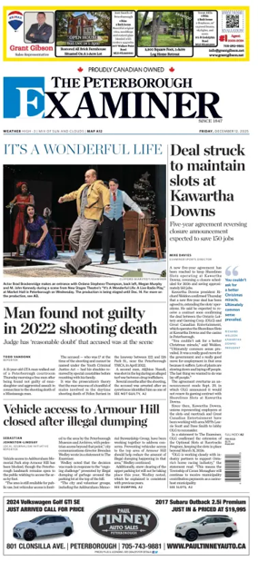 Cover of The Peterborough Examiner