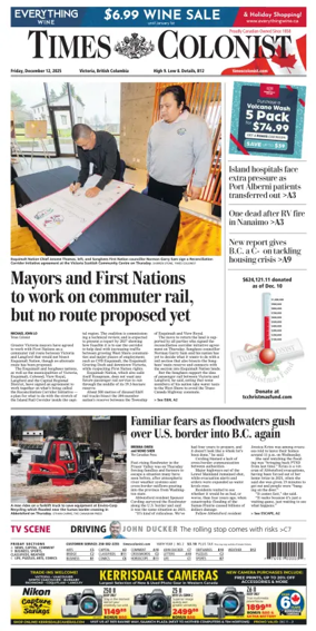 Cover of Times Colonist
