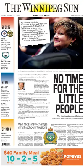 Cover of Winnipeg Sun
