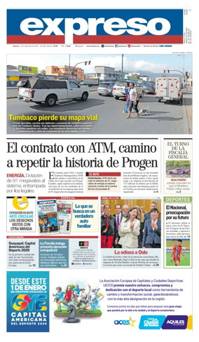 Cover of Diario Expreso