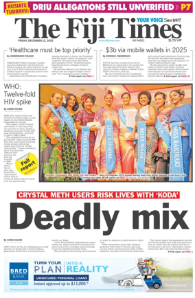 Cover of The Fiji Times