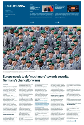 Cover of EuroNews (English Edition)