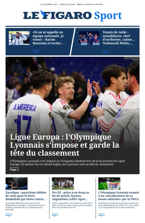 Cover of Le Figaro Sport