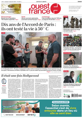 Cover of Ouest France (Dinan)
