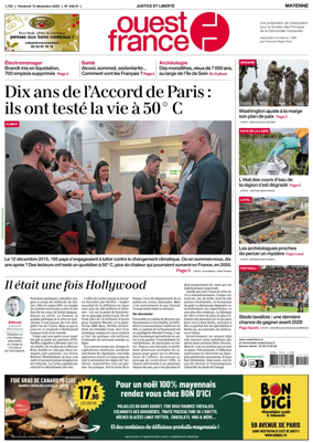 Cover of Ouest France (Laval)