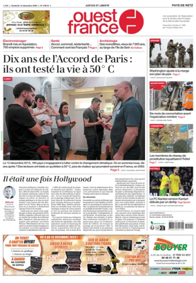 Cover of Ouest France (Pornic / Pays de Retz)