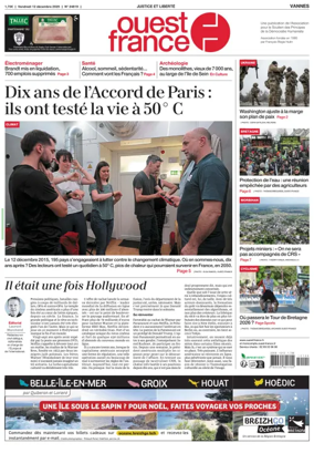 Cover of Ouest France (Vannes)