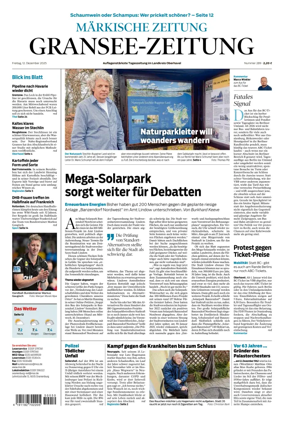 Cover of Gransee-Zeitung