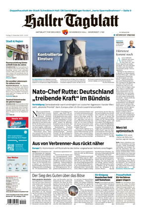 Cover of Haller Tagblatt