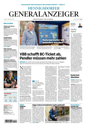 Cover of Hennigsdorfer Generalanzeiger