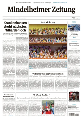 Cover of Mindelheimer Zeitung
