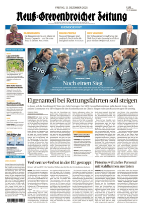 Cover of Neuss-Grevenbroicher Zeitung Neuss