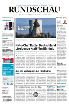 Cover of Rundschau für den Schwäbischen Wald – Der Kocherbote