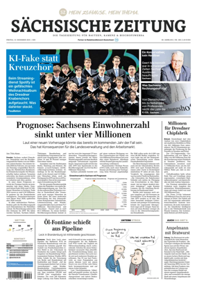 Cover of Sächsische Zeitung (Bautzen- Bischofswerda)