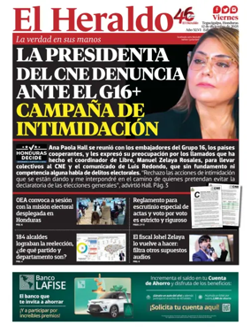 Cover of Diario El Heraldo