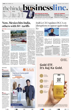 Cover of BusinessLine (Mumbai)