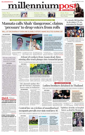 Cover of Millennium Post (Kolkata)