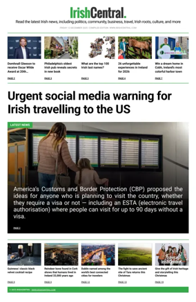 Cover of Irish Central