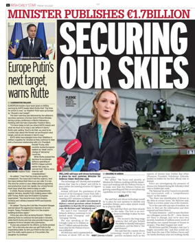 Cover of Irish Daily Star