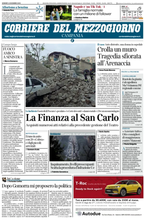 Cover of Corriere del Mezzogiorno (Campania)