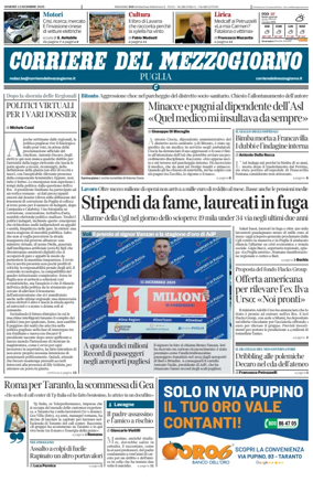 Cover of Corriere del Mezzogiorno (Puglia)