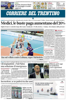 Cover of Corriere del Trentino