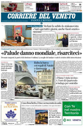 Cover of Corriere del Veneto (Padova e Rovigo)