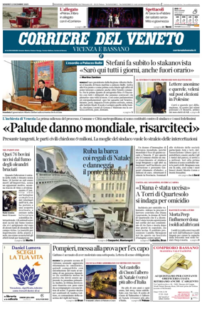 Cover of Corriere del Veneto (Vicenza e Bassano)