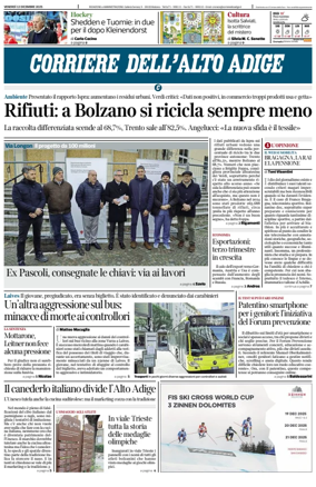 Cover of Corriere dell'Alto Adige