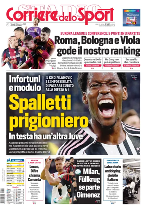 Cover of Corriere dello Sport