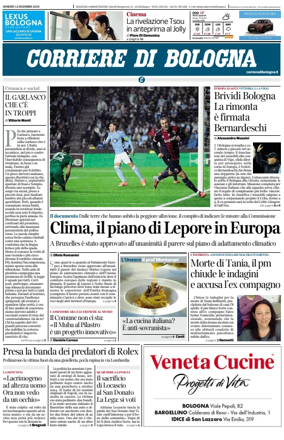 Cover of Corriere di Bologna