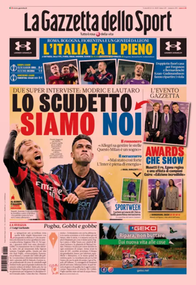 Cover of La Gazzetta dello Sport - Romana