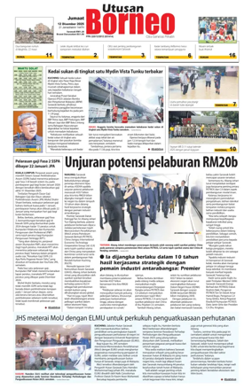 Cover of Utusan Borneo (Sarawak)