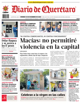 Cover of Diario de Queretaro