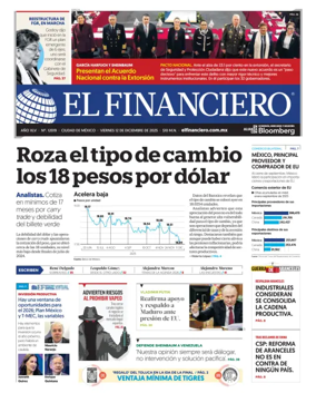 Cover of El Financiero