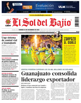 Cover of El Sol de Bajío