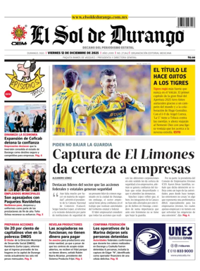 Cover of El Sol de Durango