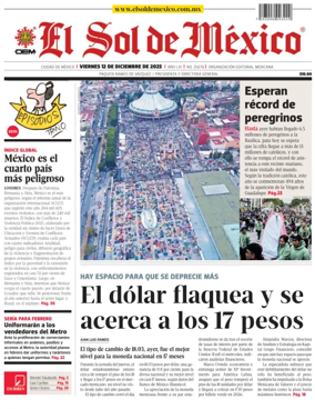 Cover of El Sol de Mexico