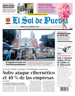 Cover of El Sol de Puebla