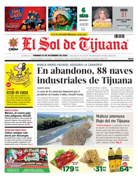 Cover of El Sol de Tijuana