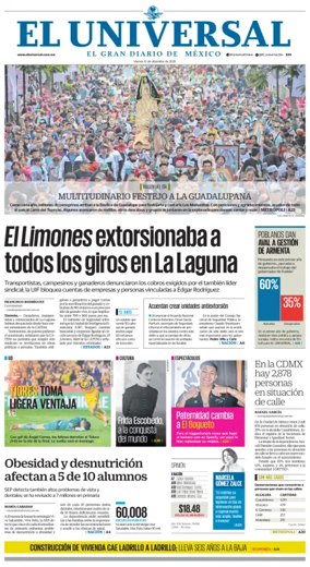 Cover of El Universal